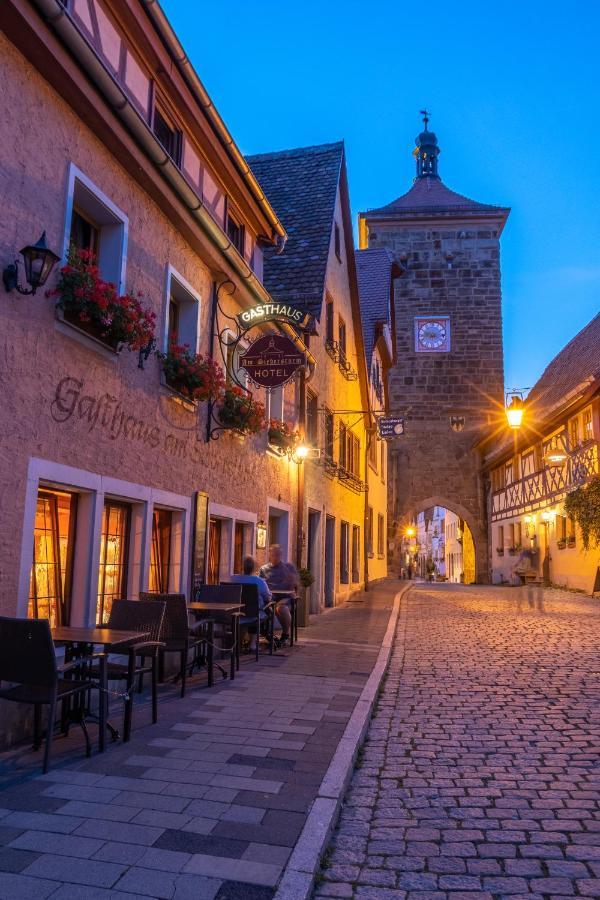 Hotel Am Siebersturm Rothenburg ob der Tauber Exterior foto
